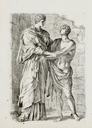 Perrier Antique Etching 1638 Seneca - Panteek Antique Prints