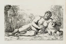 Perrier Antique Etching 1638 Silenus - Panteek Antique Prints