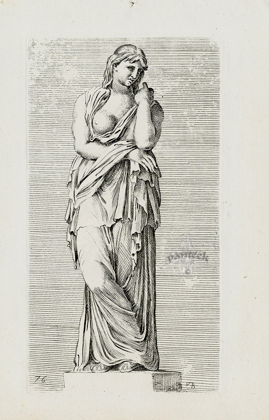 Perrier Antique Etching 1638 Venturia