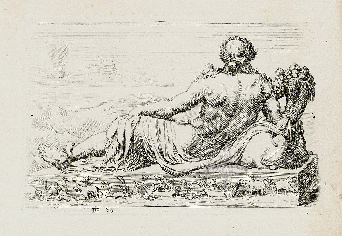 Perrier Antique Etching 1638 Venus