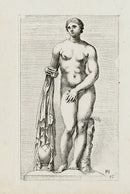 Perrier Antique Etching 1638 Venus from bath - Panteek Antique Prints