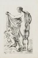Perrier Antique Etching 1638 Venus from the sea - Panteek Antique Prints