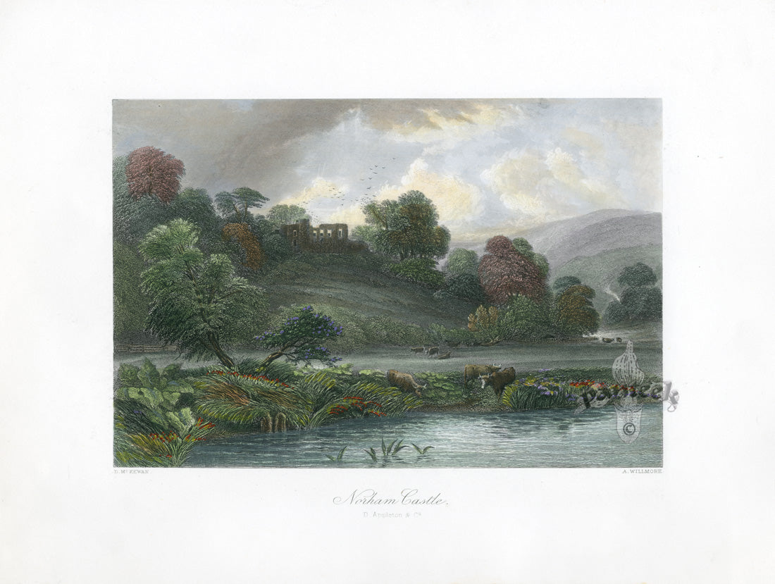 Picturesque American & Europe Norham Castle