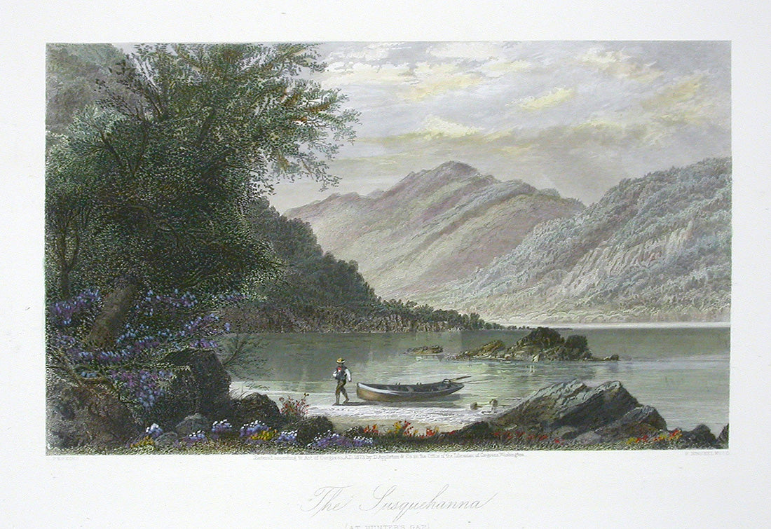 Picturesque American & Europe Susquehanna River Pennsylvania