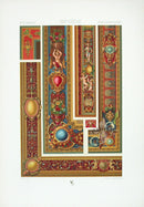 Racinet Decorative Art Nouveau Print 1889 17th Century Flowers - Panteek Antique Prints