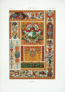 Racinet Decorative Art Nouveau Print 1889 18th Century Borders - Panteek Antique Prints