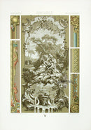 Racinet Decorative Art Nouveau Print 1889 18th Century Rococo - Panteek Antique Prints