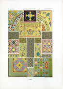 Racinet Decorative Art Nouveau Print 1889 Byzantine Angels - Panteek Antique Prints