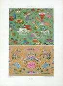 Racinet Decorative Art Nouveau Print 1889 Chinese Flowers - Panteek Antique Prints