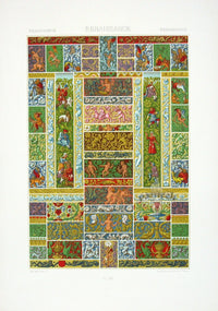 Racinet Decorative Art Nouveau Print 1889 Renaissance Characters - Panteek Antique Prints