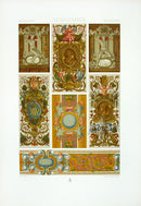 Racinet Decorative Art Nouveau Print 1889 Renaissance Royal - Panteek Antique Prints