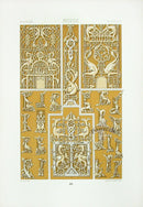 Racinet Decorative Art Nouveau Print 1889 Russian Dragons - Panteek Antique Prints