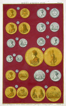 Rapin de Thoyras Engraving Coins Queen Anne RA1B - Panteek Antique Prints