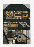 Ray Morimura House of Ceramic artist in Kyoto 2004 Original Woodblock - Panteek Antique Prints