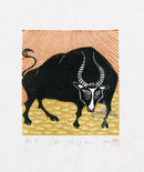 Rei (Ray) Morimura OXEN - Panteek Antique Prints