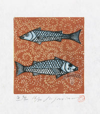 Rei (Ray) Morimura Pices Fish - Panteek Antique Prints