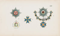 Reibisch Der Rittersaal Antique Prints, Chivalry & Armour Prussian Awards - Panteek Antique Prints