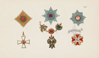 Reibisch Der Rittersaal Antique Prints, Chivalry & Armour Russian Awards - Panteek Antique Prints