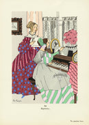 Romantic Age Costumes by Keezer The Piano Lesson - Panteek Antique Prints