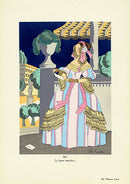 Romantic Age Costumes by Keezer The Welcome Letter - Panteek Antique Prints