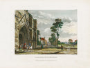 Sandby Stately Homes Hand Colored Engraving Abbey Gateway, Reading - Panteek Antique Prints