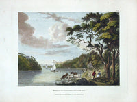 Sandby Stately Homes Hand Colored Engraving Dromana - Panteek Antique Prints