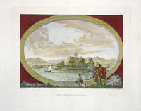 Sandby Stately Homes Hand Colored Engraving Dunsaffage Castle - Panteek Antique Prints