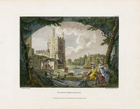 Sandby Stately Homes Hand Colored Engraving Eagle Tower, Wales 101 - Panteek Antique Prints
