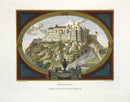 Sandby Stately Homes Hand Colored Engraving Edinburgh Castle - Panteek Antique Prints