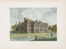 Sandby Stately Homes Hand Colored Engraving Hill Hall - Panteek Antique Prints