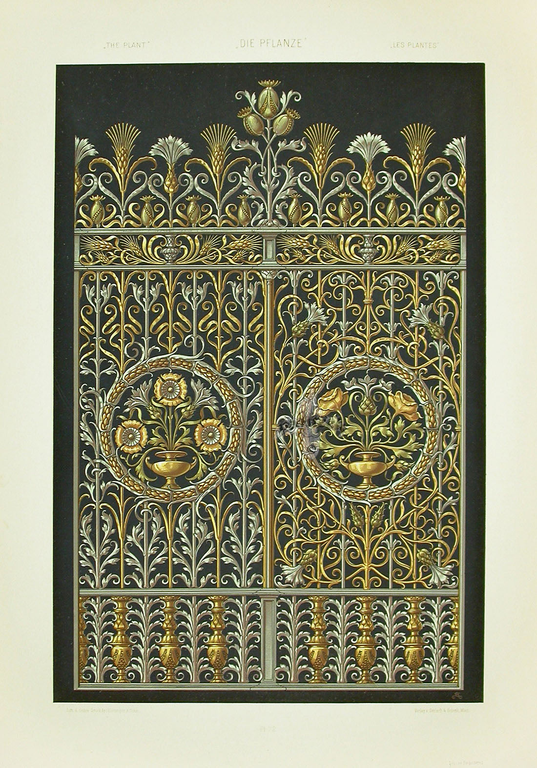Seder The Plant in Art and Trade Print Decorative Ironwork