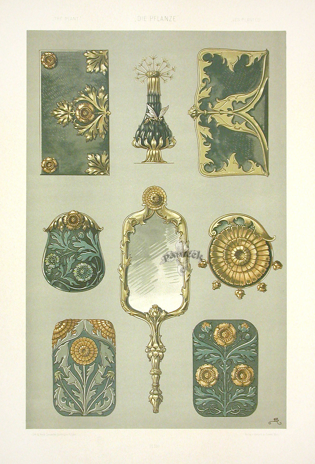 Seder The Plant in Art and Trade Print Dressing Table