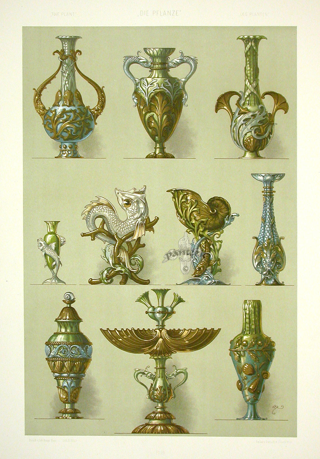 Seder The Plant in Art and Trade Print Vases and Urns