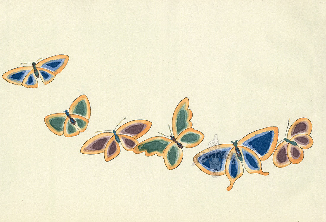 Sekka Cho Senshu 6 Multicolor Butterflies
