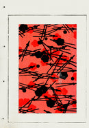 Shin-Bijutsukai Magazine Black, Red Design - Panteek Antique Prints