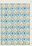 Shin-Bijutsukai Magazine Blue, Grey Pattern Design - Panteek Antique Prints