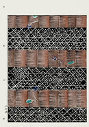 Shin-Bijutsukai Magazine Brown, Black, Green Design - Panteek Antique Prints