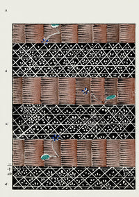 Shin-Bijutsukai Magazine Brown, Black, Green Design - Panteek Antique Prints