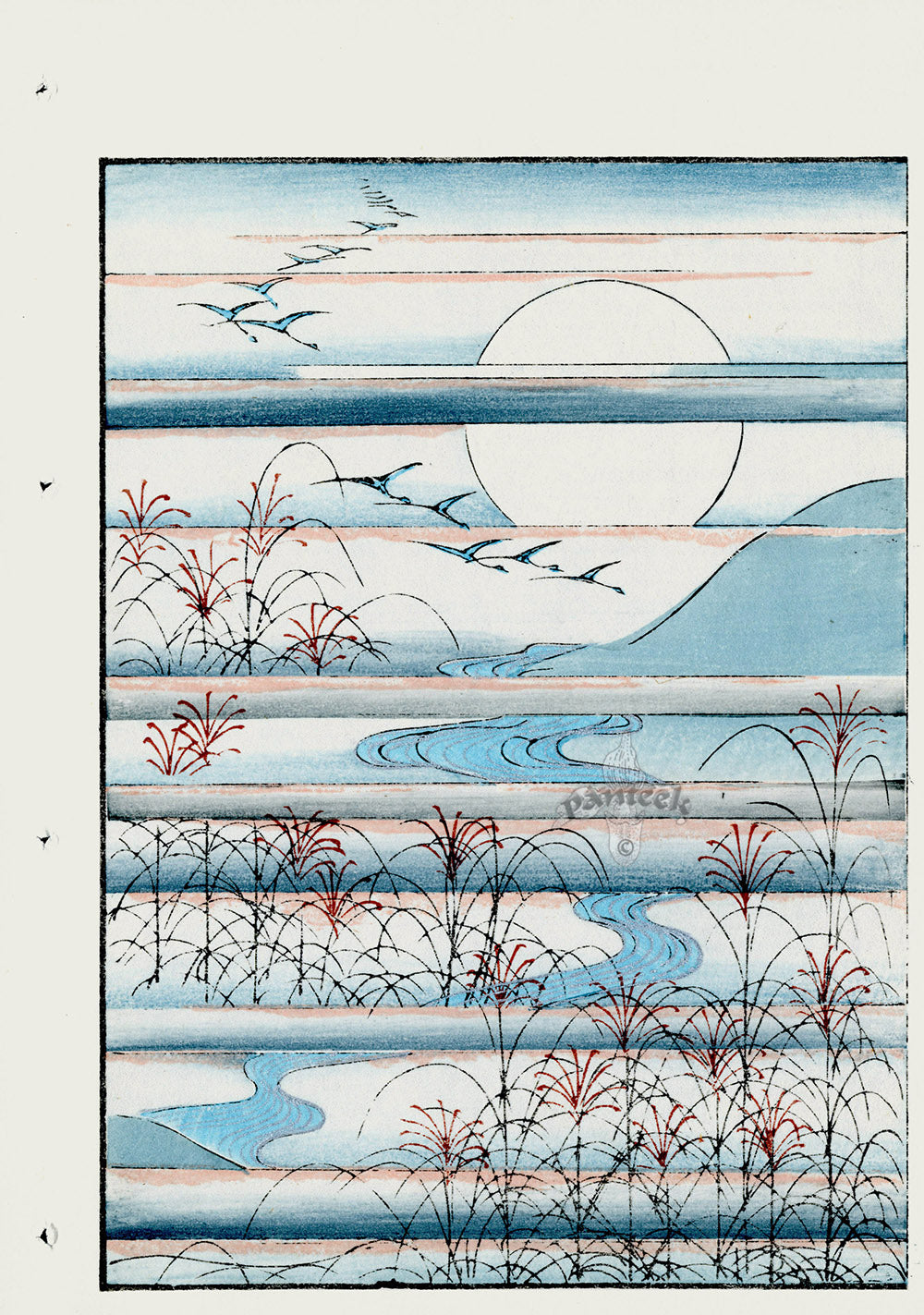 Shin-Bijutsukai Magazine Cranes Flying