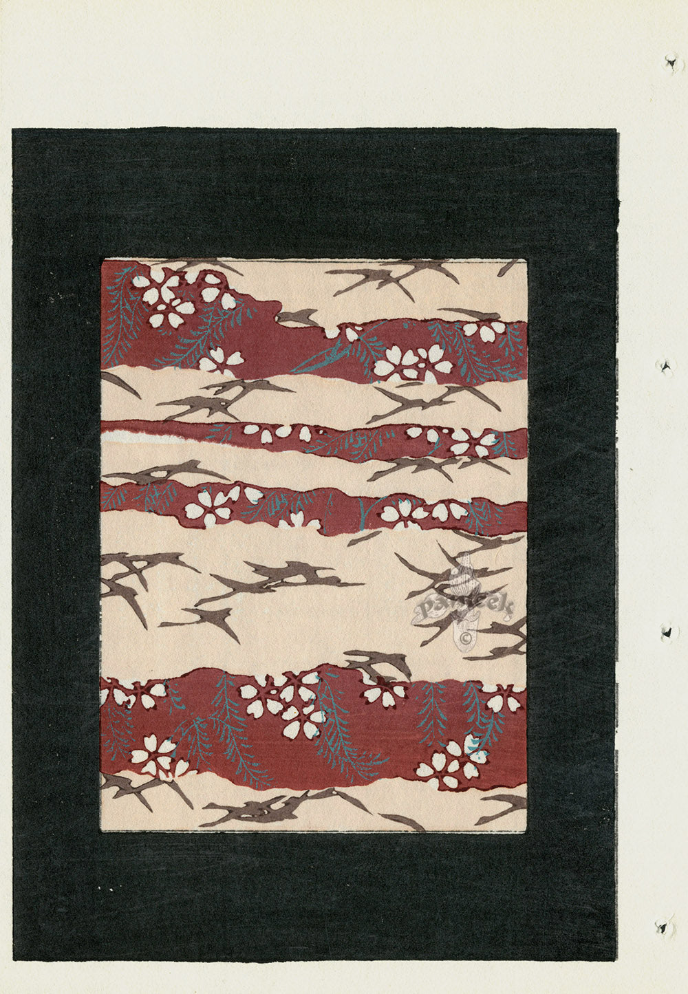 Shin-Bijutsukai Magazine Floral Stripes