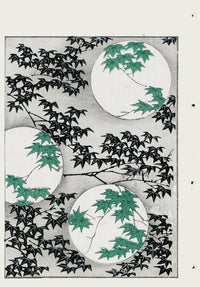 Shin-Bijutsukai Magazine Leaf Design - Panteek Antique Prints