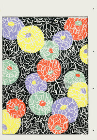Shin-Bijutsukai Magazine Multicolor Circles - Panteek Antique Prints
