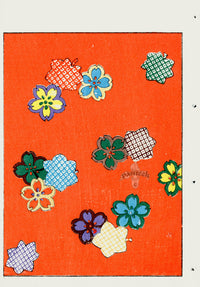 Shin-Bijutsukai Magazine Multicolor Floral Red - Panteek Antique Prints