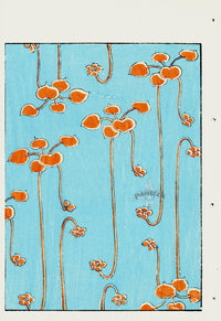 Shin-Bijutsukai Magazine Orange Blue - Panteek Antique Prints