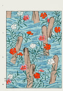 Shin-Bijutsukai Magazine Pinks Design - Panteek Antique Prints