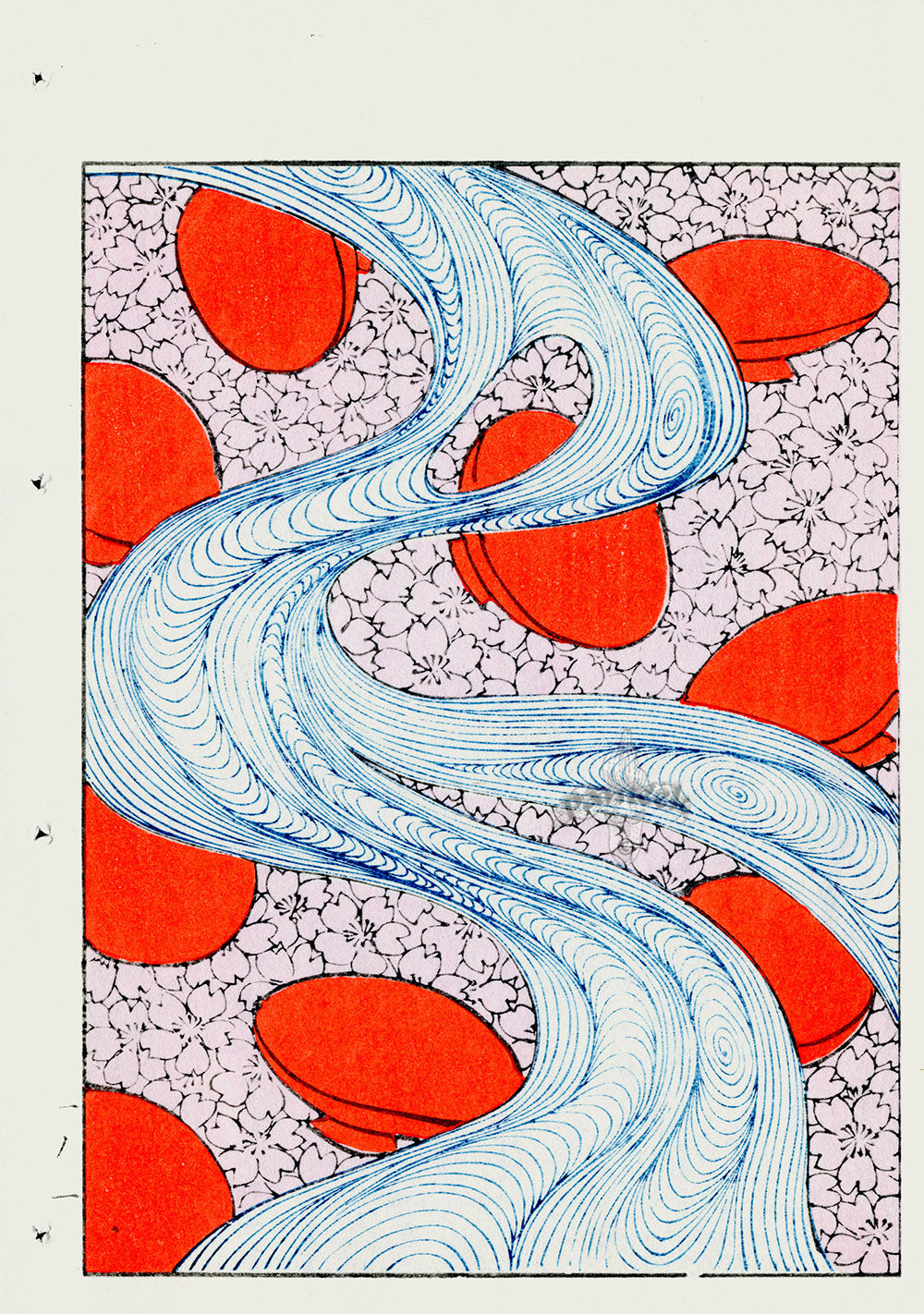 Shin-Bijutsukai Magazine Red Bowls Design