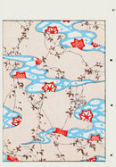 Shin-Bijutsukai Magazine Red Flowers - Panteek Antique Prints