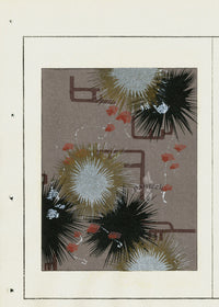 Shin-Bijutsukai Magazine Silver Florals - Panteek Antique Prints