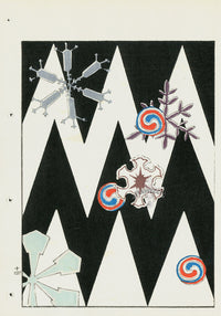 Shin-Bijutsukai Magazine Silver Snowflake - Panteek Antique Prints