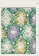 Shin-Bijutsukai Magazine Small White Flowers Design - Panteek Antique Prints